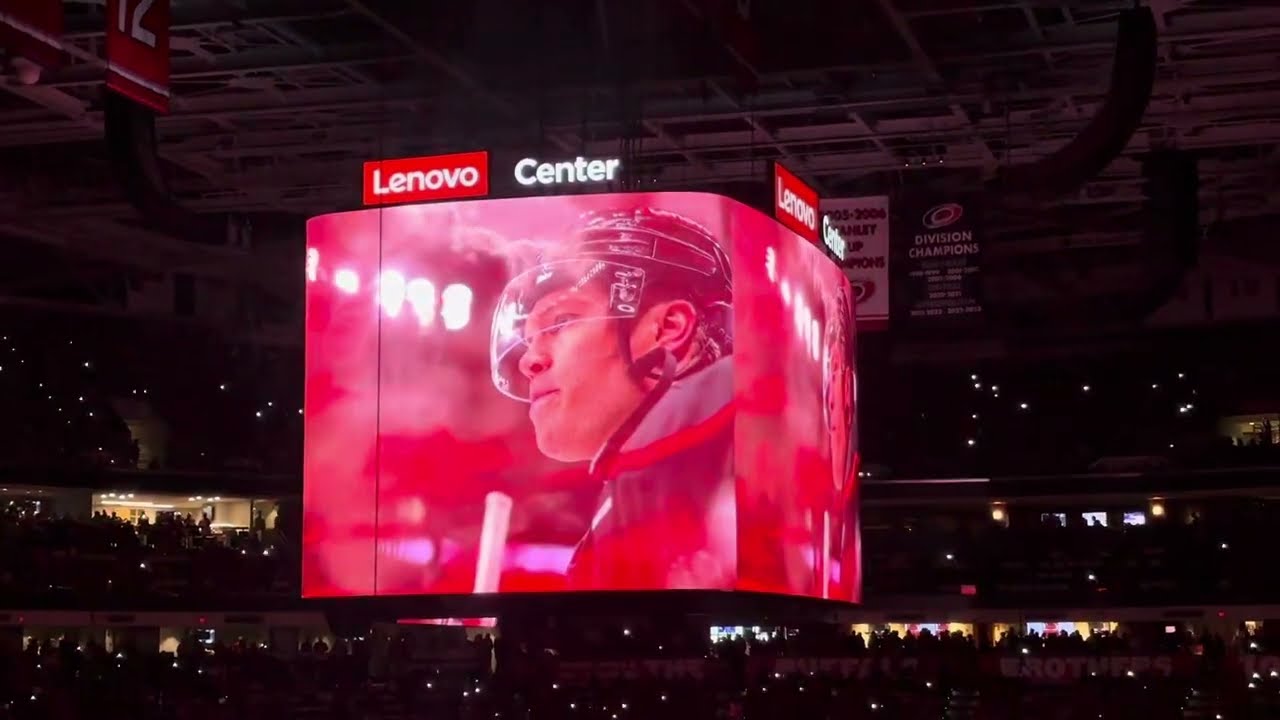 2025 Washington Capitals VS Carolina Hurricanes Stanley Cup Playoffs Pre-Game Intros @ Lenovo Center