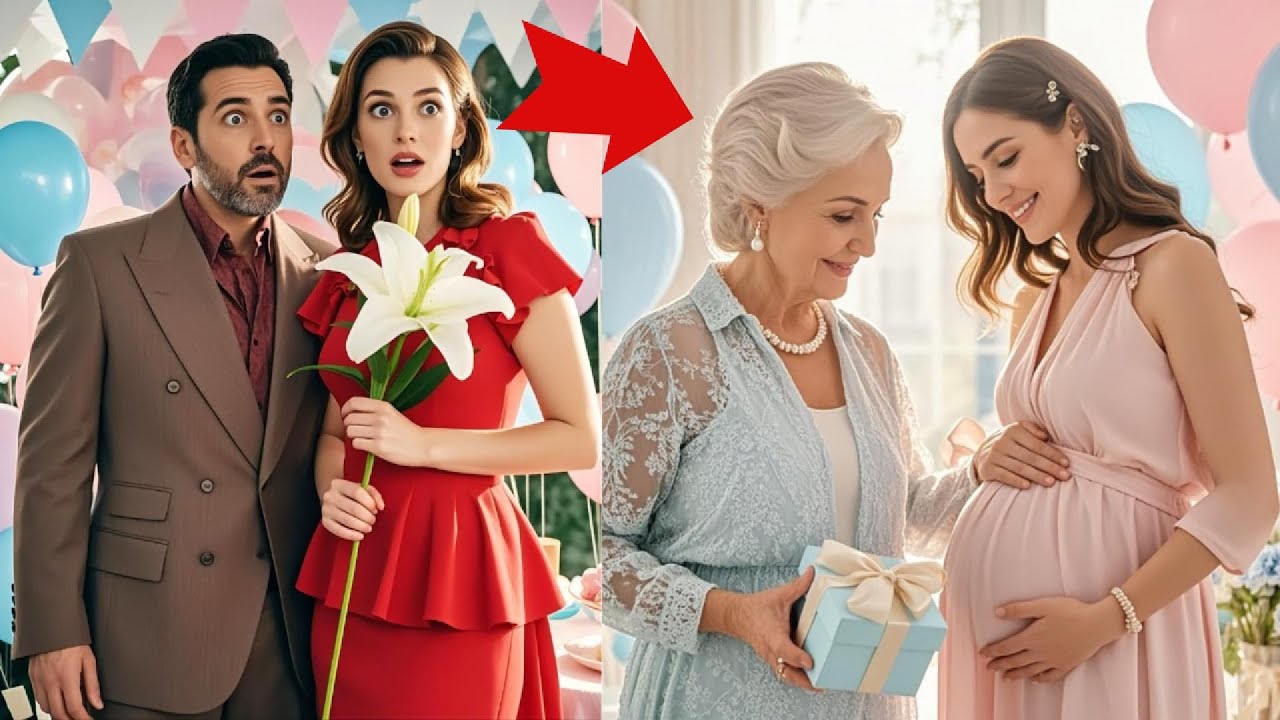 LA AMANTE APARECIÓ EN EL BABY SHOWER DE LA ESPOSA — PERO EL REGALO DE LA ABUELA LA DEJÓ SIN PALABRAS