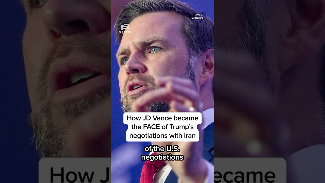 How JD Vance became the FACE of Trump's negotiations with Iran