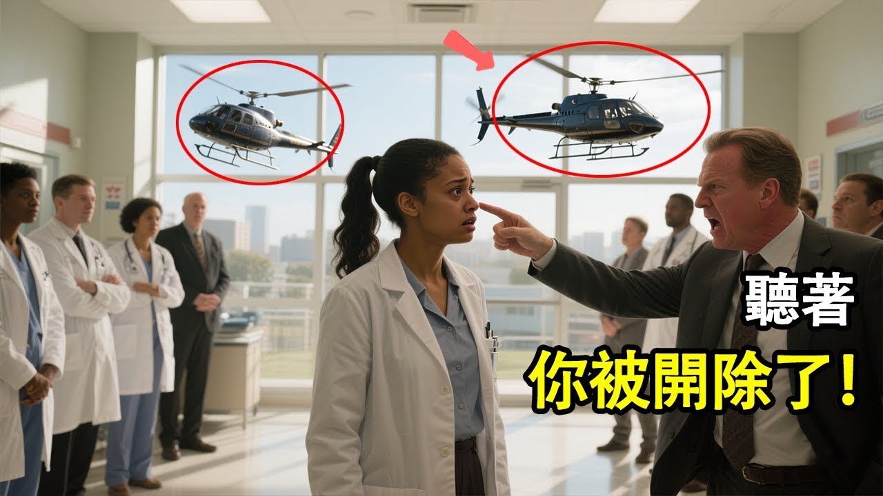 黑人女醫生無償救援億萬富豪被開除，次日醫院降落降兩架直升機驚呆眾人！