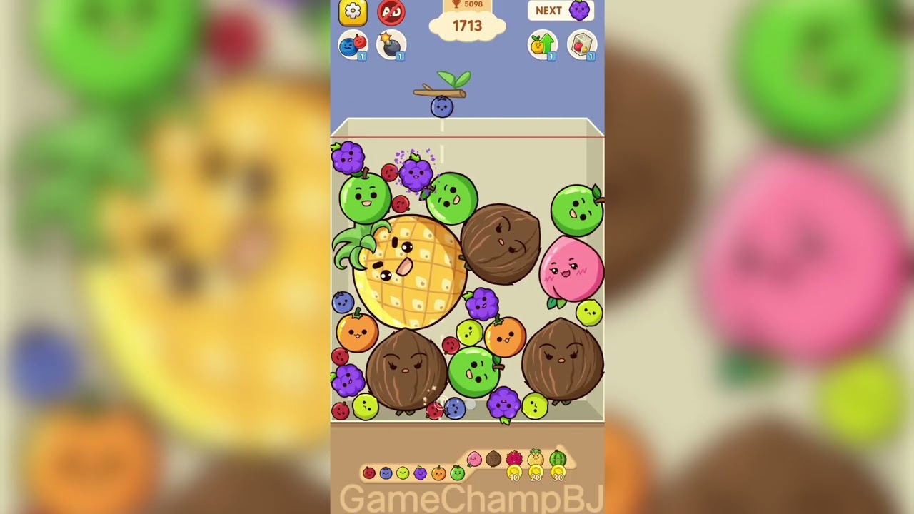fruit merge : can u guess how many oranges ! #gaming #trending #fruitmerge