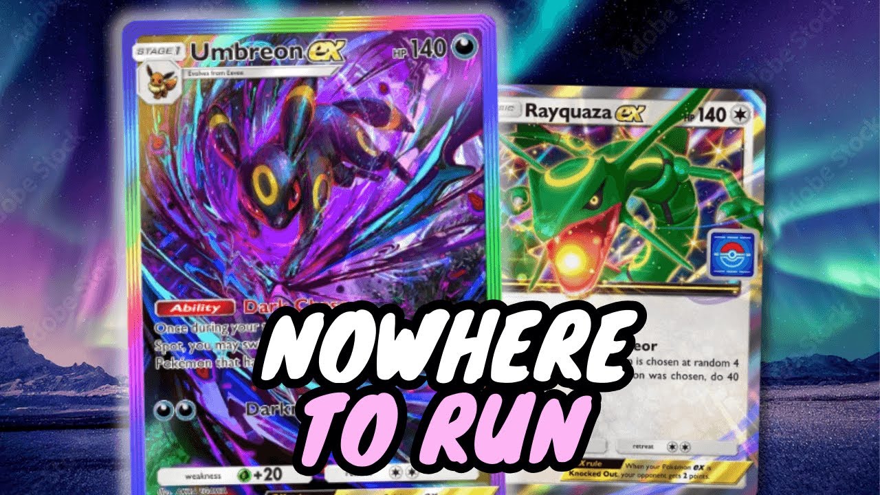 THE META CANT ESCAPE UMBREON! | Umbreon ex & Rayquaza ex deck (TCG Pocket)