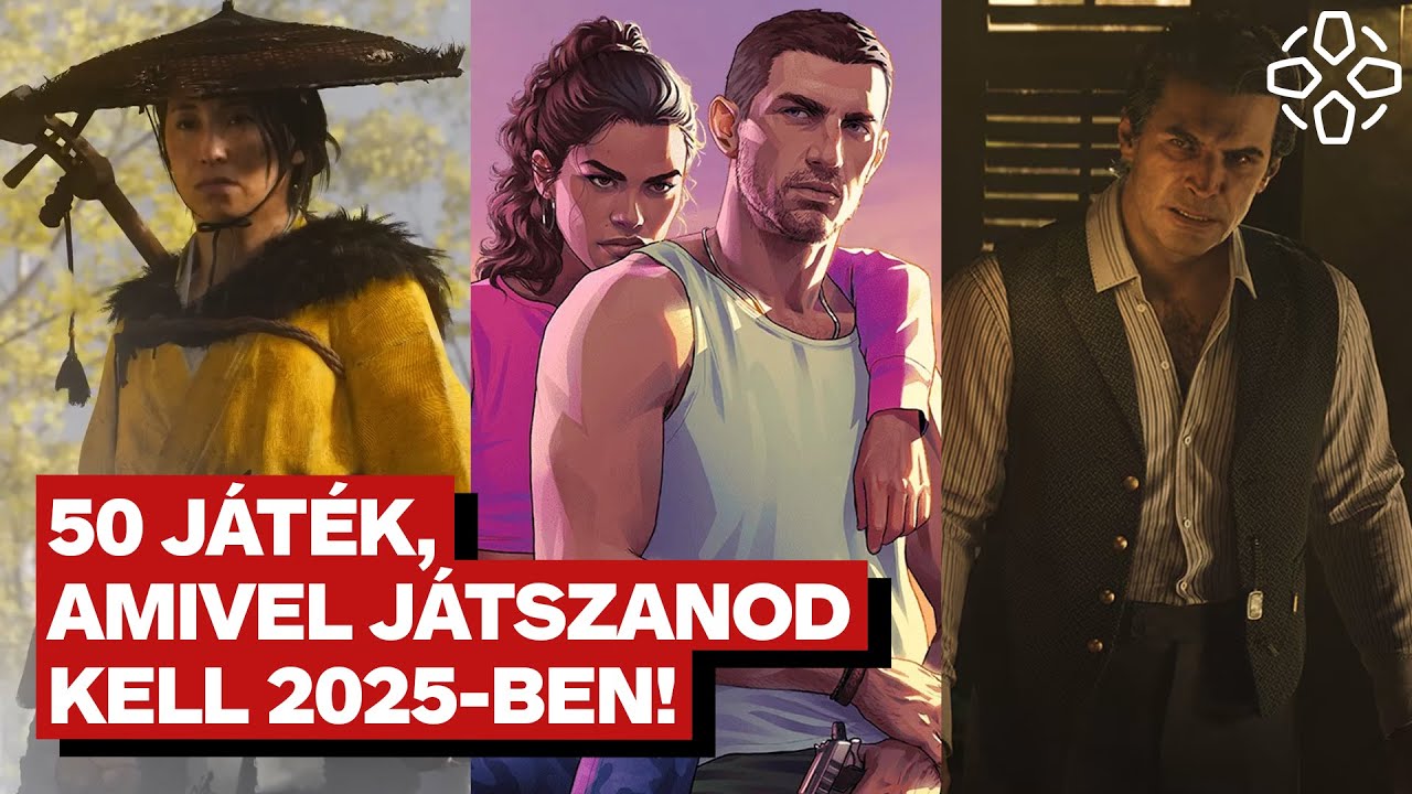 TOPLISTA: 50 játék, amivel játszanod kell 2025-ben!