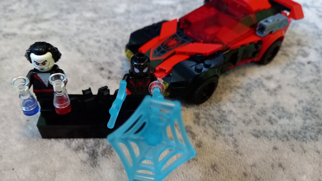 recenzja zestawu  #Lego 76244 - Miles Morales vs Morbius.
