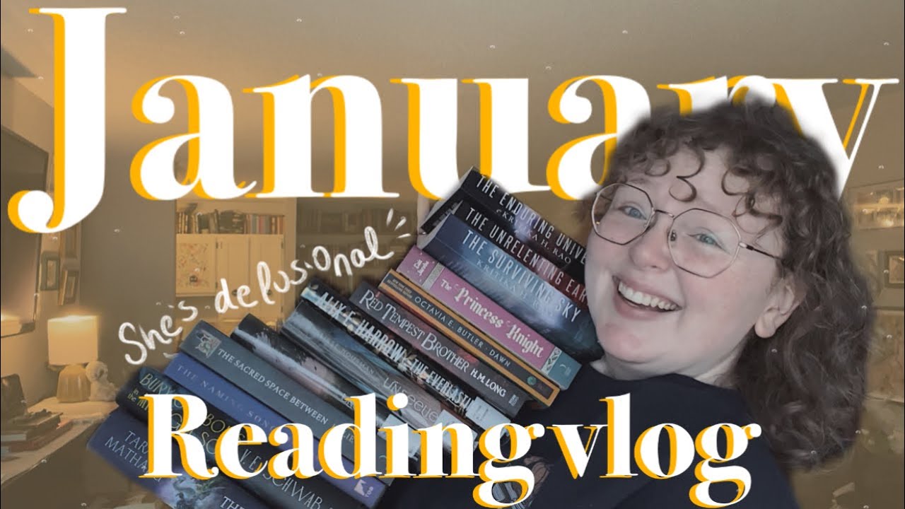 THE JANUARY VLOG || 6 books, 1 DNF, my media journal, and chats