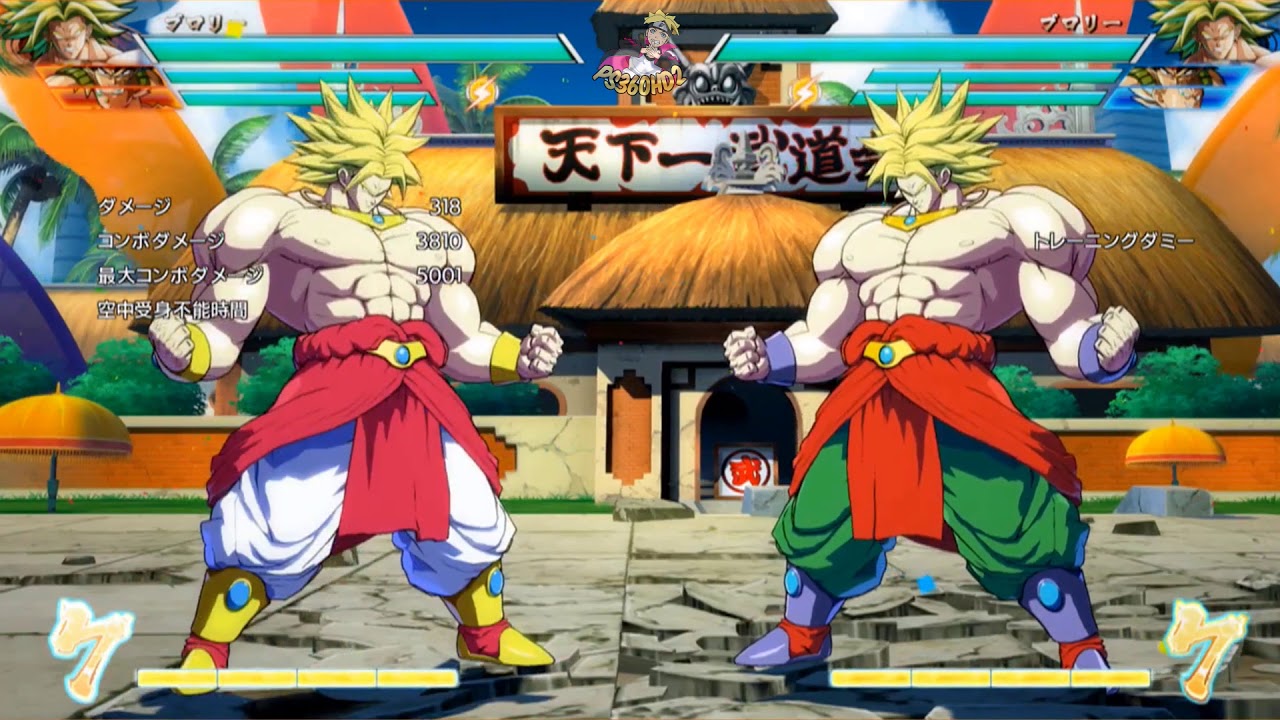 Dragon Ball FighterZ - Bardock & Broly Character Movesets Gameplay | DLC (1080p)