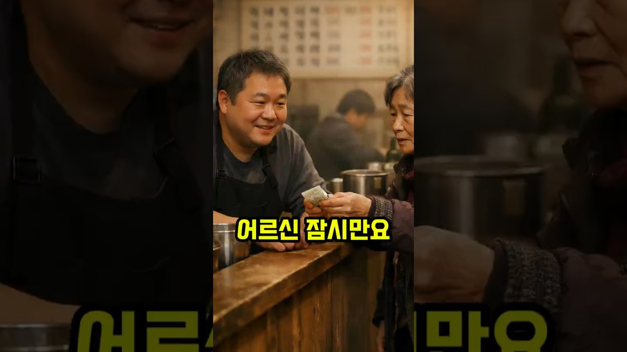식당 문 닫는 날, 마지막 손님때문에 벌어진 일 #유머 #funny #감동사연 #감동