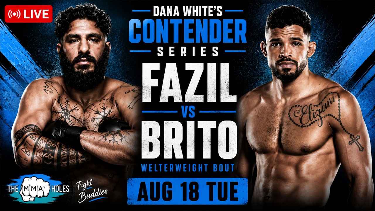 🔴DANA WHITE&rsquo;S CONTENDER SERIES 2026: NAMO FAZIL x KAIK BRITO | LIVE STREAM