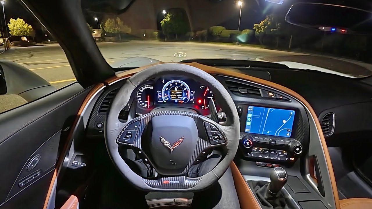 Chevrolet Corvette Z06 (7 МТ) 2019 года — впечатления от вождения и владения (ночь)
