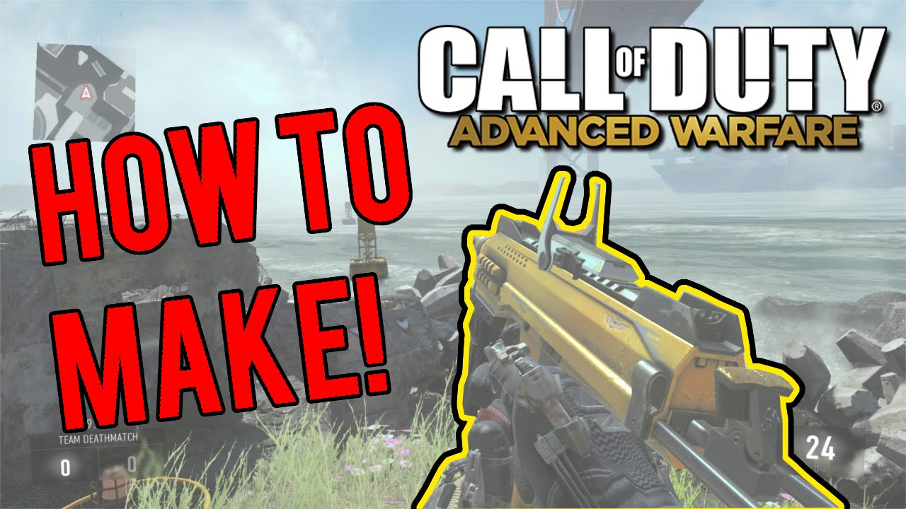 Call of Duty AW: How to MAKE the MP11 Squeaker! (AW How To Make Elite Weapons)