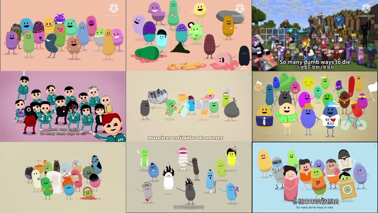 Dumb Ways to Die Nineparison 4 (Happy new Year 2025)