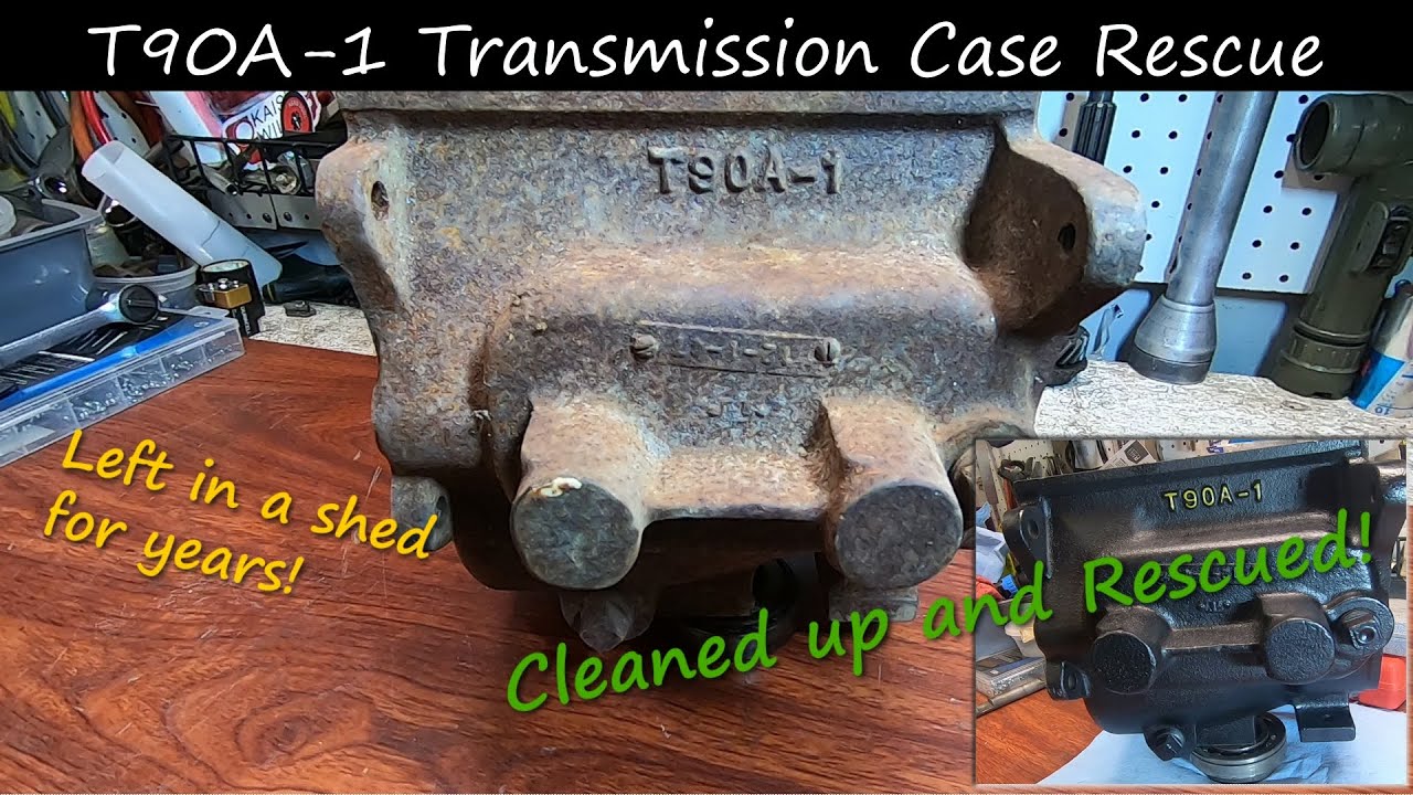 Rusted T90A-1 Transmission Case - Rescued from a Scrap Pile
