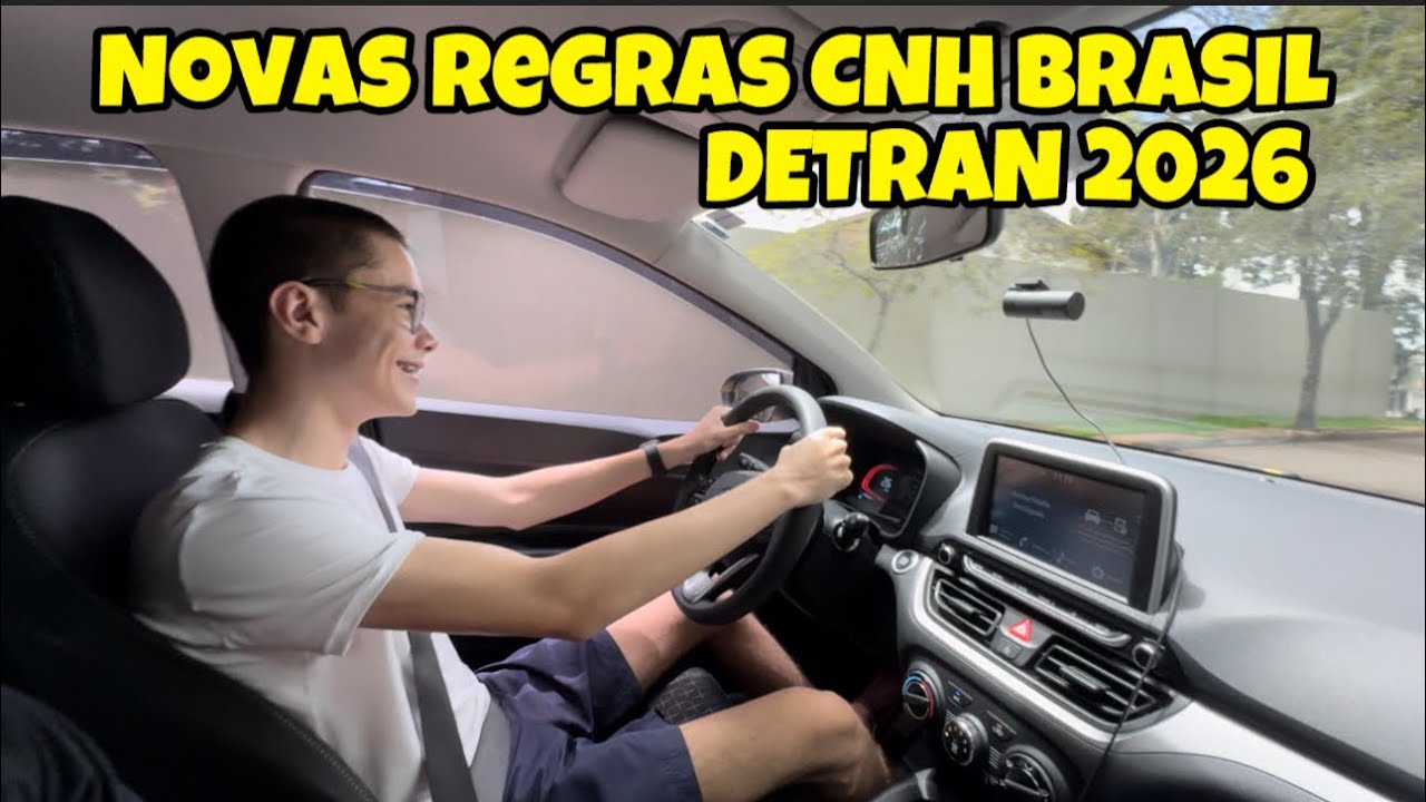PRIMEIRA AULA DE 2026 - REGRAS NOVAS CNH BRASIL VEJA COMO ESTÁ ATÉ AGORA!!!