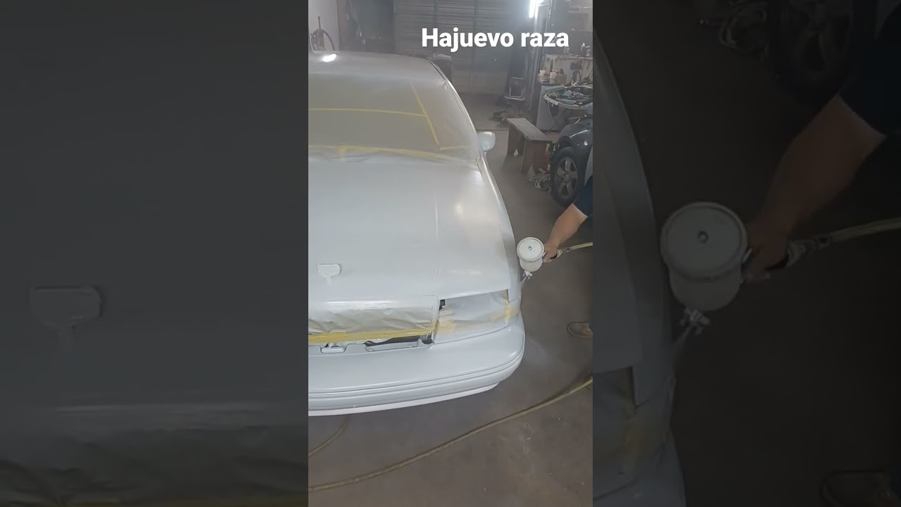 pintando un blanco  rojo perla