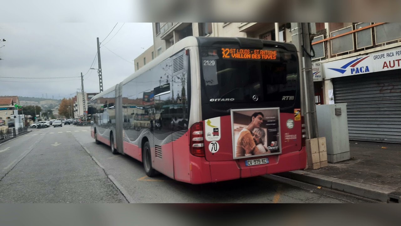 RTM | Mercedes Citaro G C2 BHNS EEV €5 n°2129 | Ligne B2