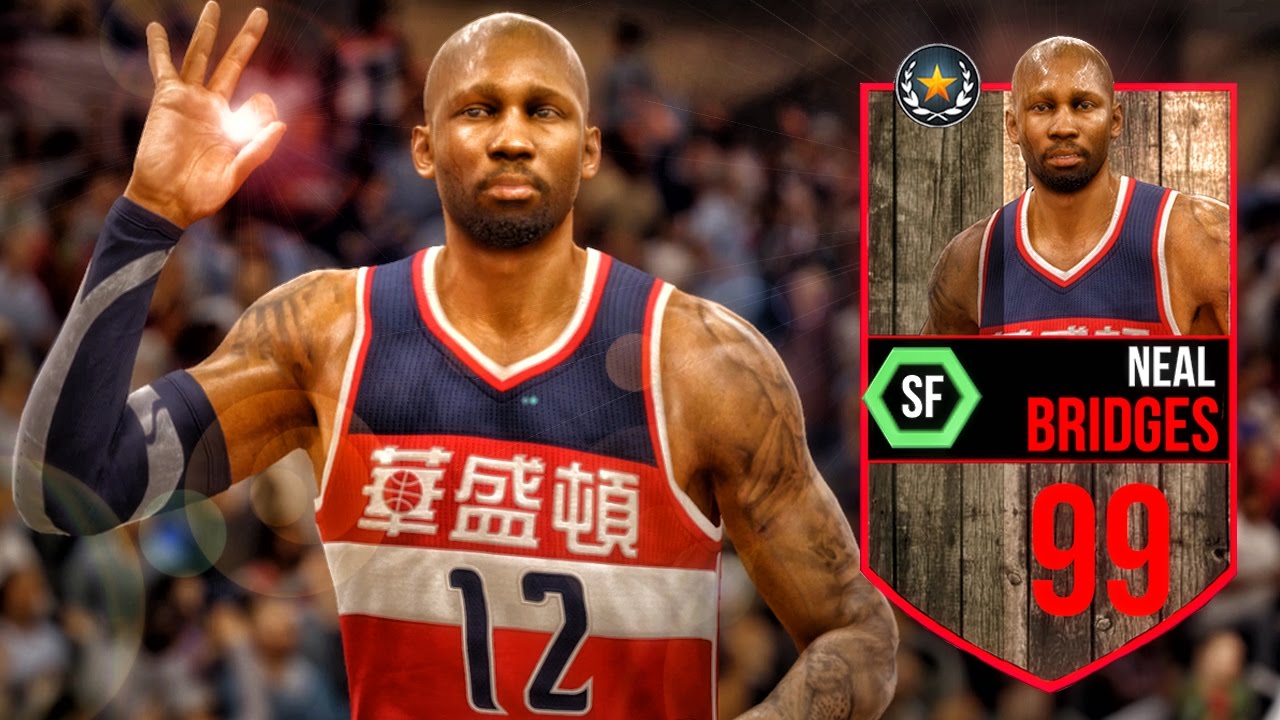 99 LEGEND NEAL BRIDGES! NBA Live 16 Rising Star Gameplay Ep. 5