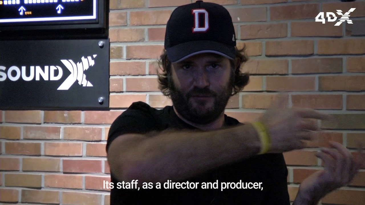 Director Jonathan Liebesman's visit at the 4DX theater