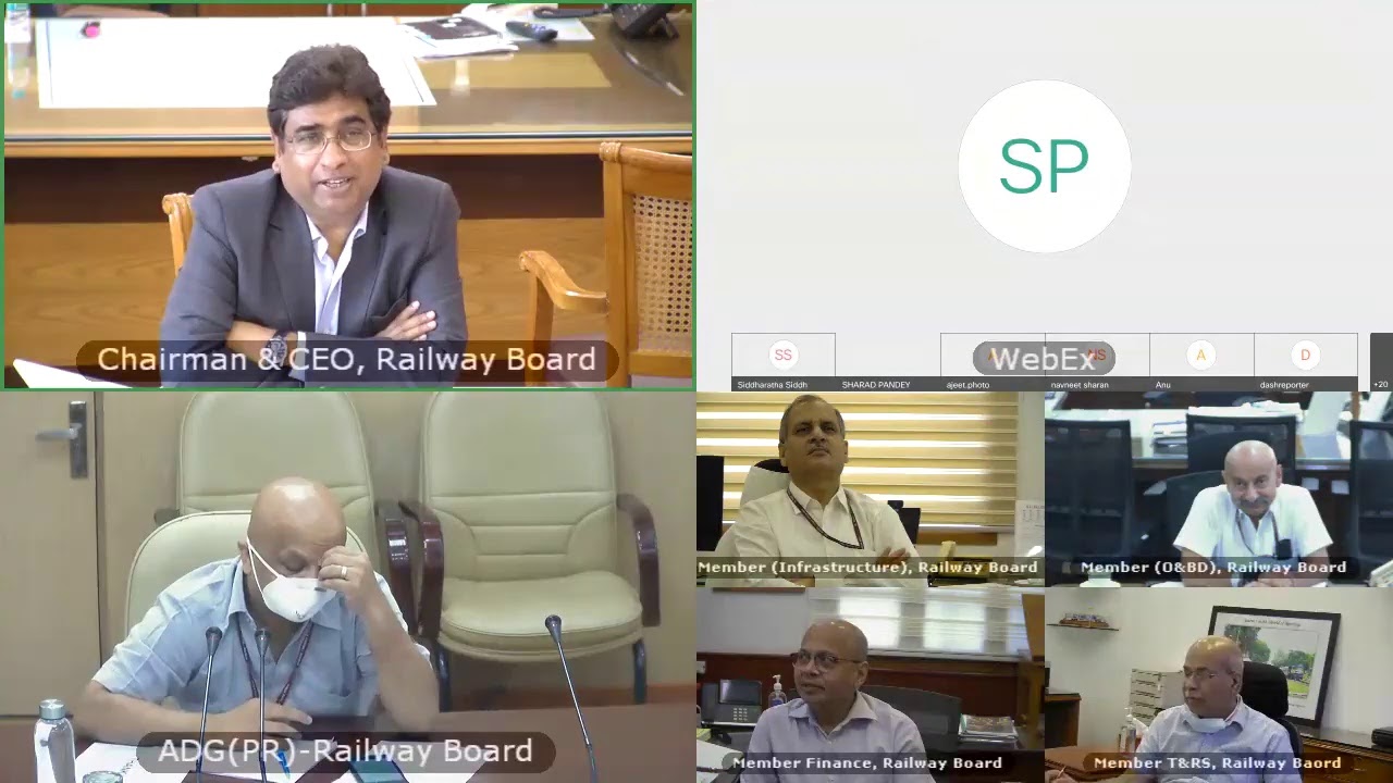 CRB & CEO, Railway Board Interaction with Media Dt.01.10.2020