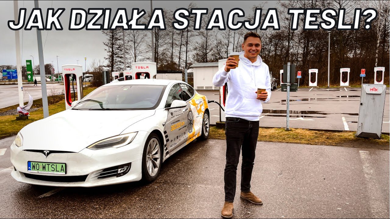 NAJWIĘKSZA STACJA ładowania Tesli w Norwegii! 42 STANOWISKA ⚡️
