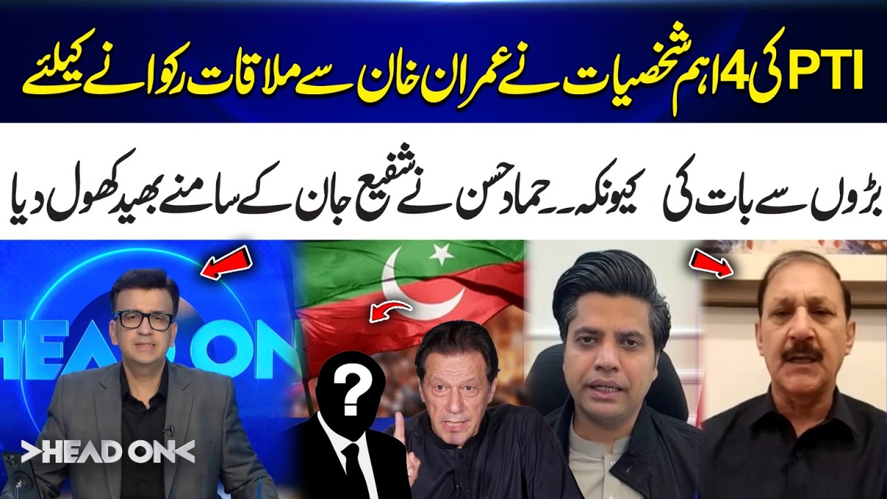 4 Key PTI Figures Tried to Stop Meeting with Imran Khan | Hamad Hassan Reveals | 365 News