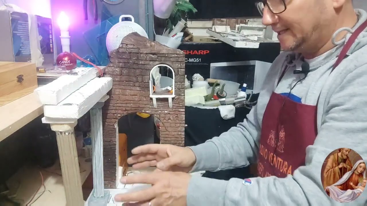 #dinoventurapresepiartigianali tutorial  : Rudere in polistirene  prima parte 1/2