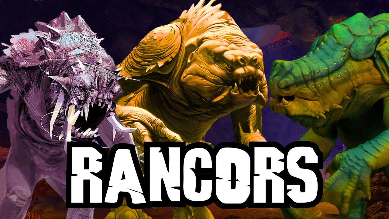 EVERY Rancor Type in Star Wars | Star Wars Lore