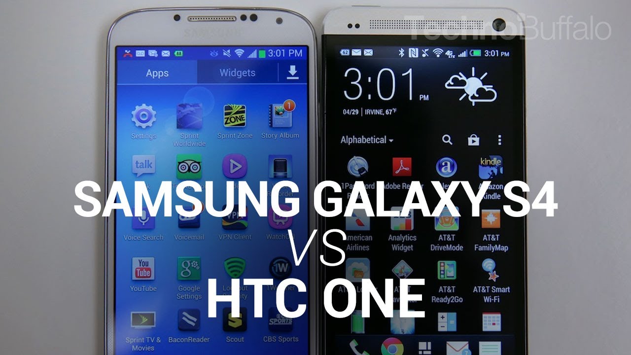 Samsung Galaxy S4 vs HTC One
