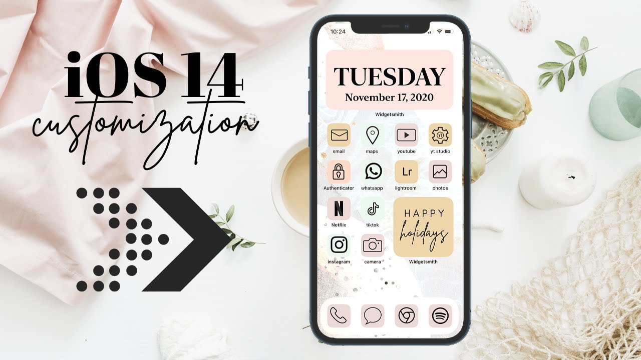 How to Create Custom App Icons for iPhone//FULL iOS 14 Home Screen Tutorial w/ Widgets **DETAILED**