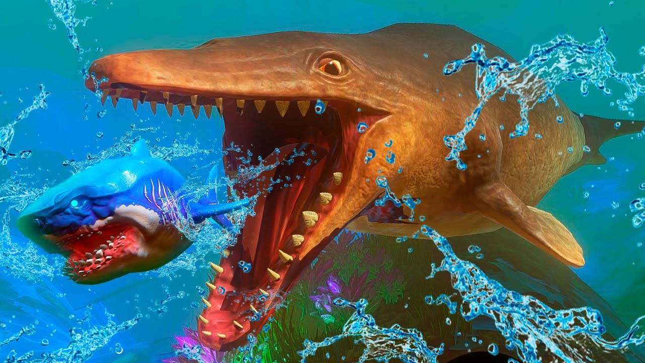 EL NUEVO DINOSAURIO MARINO QUE DEVORA MEGALODONES | FEED AND GROW FISH