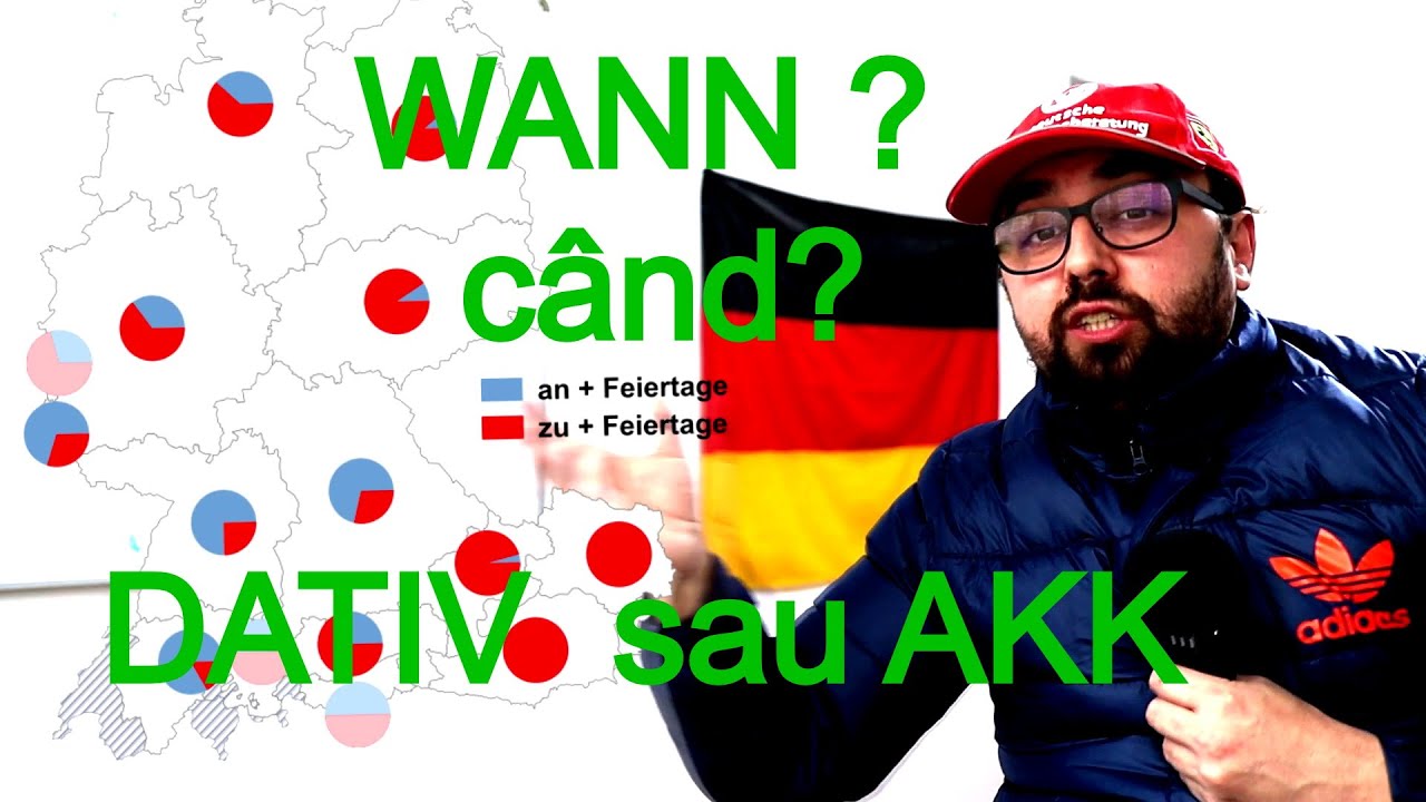 TIMPUL  ŞI PREPOZIŢIILE ÎN LIMBA GERMANĂ  CAND E AKK, DATIV ŞI CÂND E FĂRĂ, CU DOKTOR GERMAN