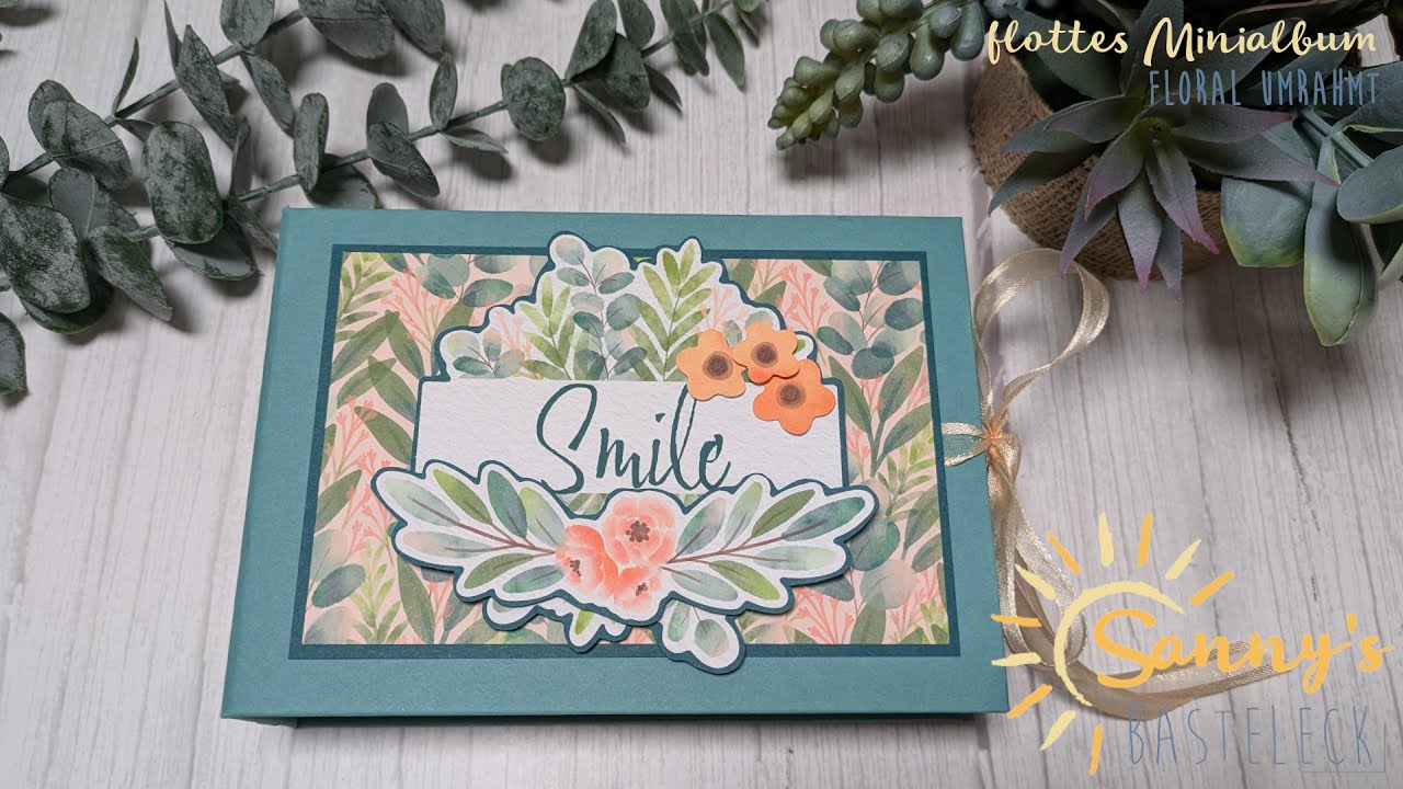 flottes Minialbum mit Produkten von Stampin Up