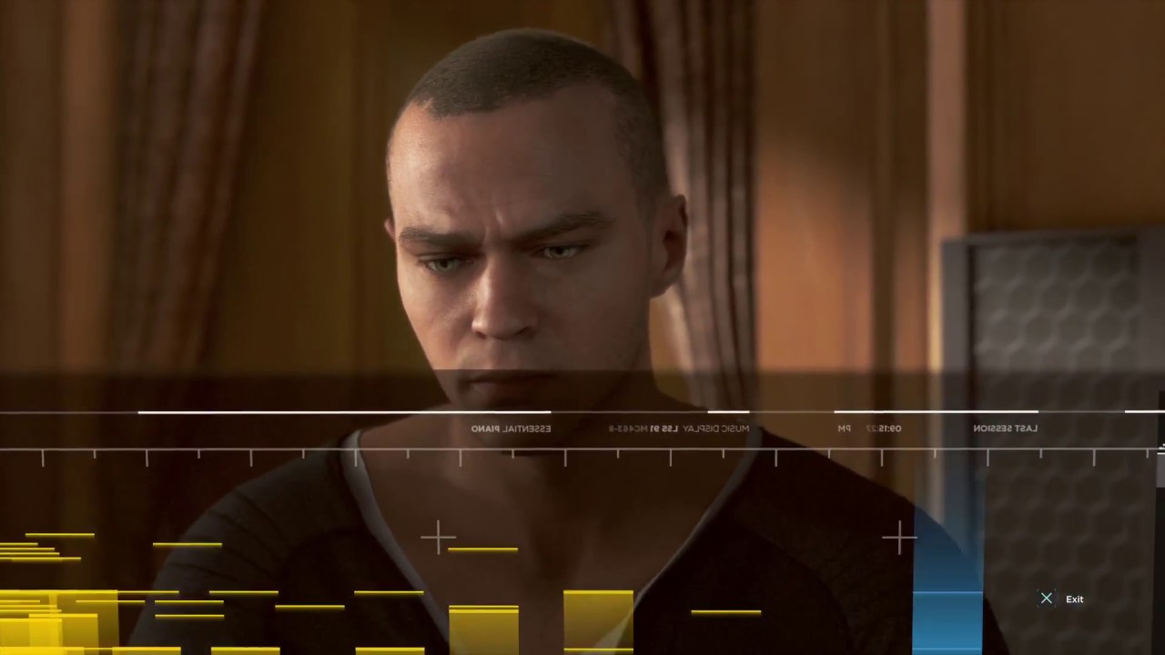 Detroit: Become Human - Markus Playing A Piano
