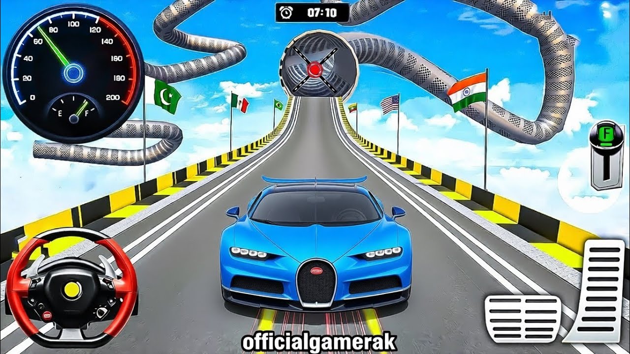 Mega Ramp Game 😱 | Extreme Car Stunts & Impossible Jumps | Android Gameplay