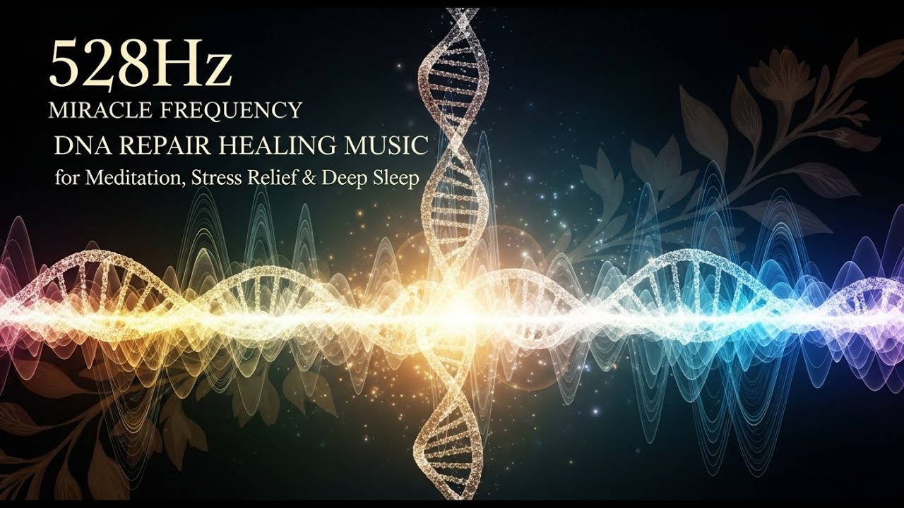 528Hz Miracle Healing Meditation Music | DNA Repair Frequency for Stress Relief, Balance & Sleep