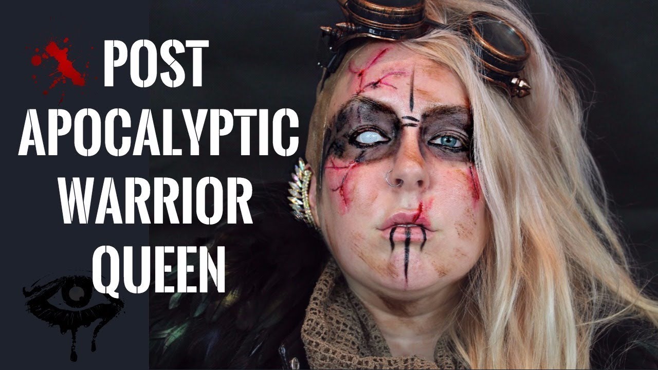 Post Apocalyptic Warrior Queen Makeup #31dayshalloween2017