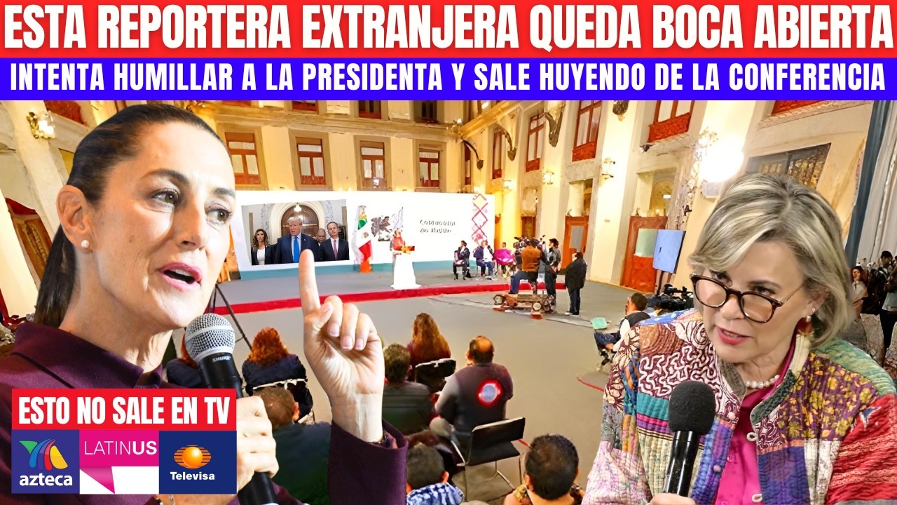 😱🔥CLAUDIA LE DA CATEDRA A ESTA REPORTERA VENEZOLANA, QUE PRETENDIA CONFRONTARLA! NO PUDO CON ELLA!