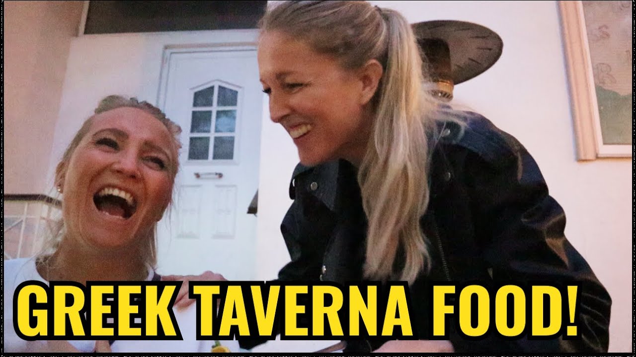 ATHENS VLOG: GREEK TAVERNA FOOD & GREEK CREPES! || LIVING IN GREECE