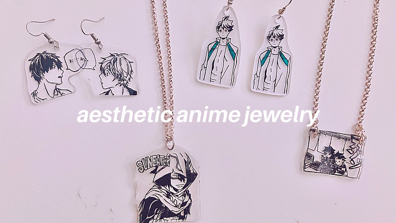 🌸 how to make anime jewelry (kimetsu no yaiba, haikyuu!!, boku no hero, given) 🌸