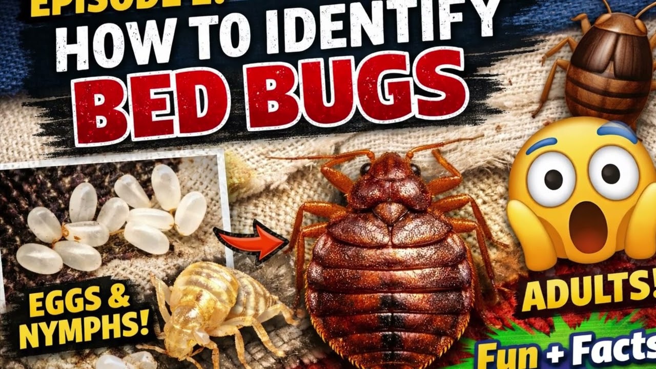 Bed Bugs Exposed! How to Spot Eggs, Nymphs & Adults 😱🪳 | Ep 2