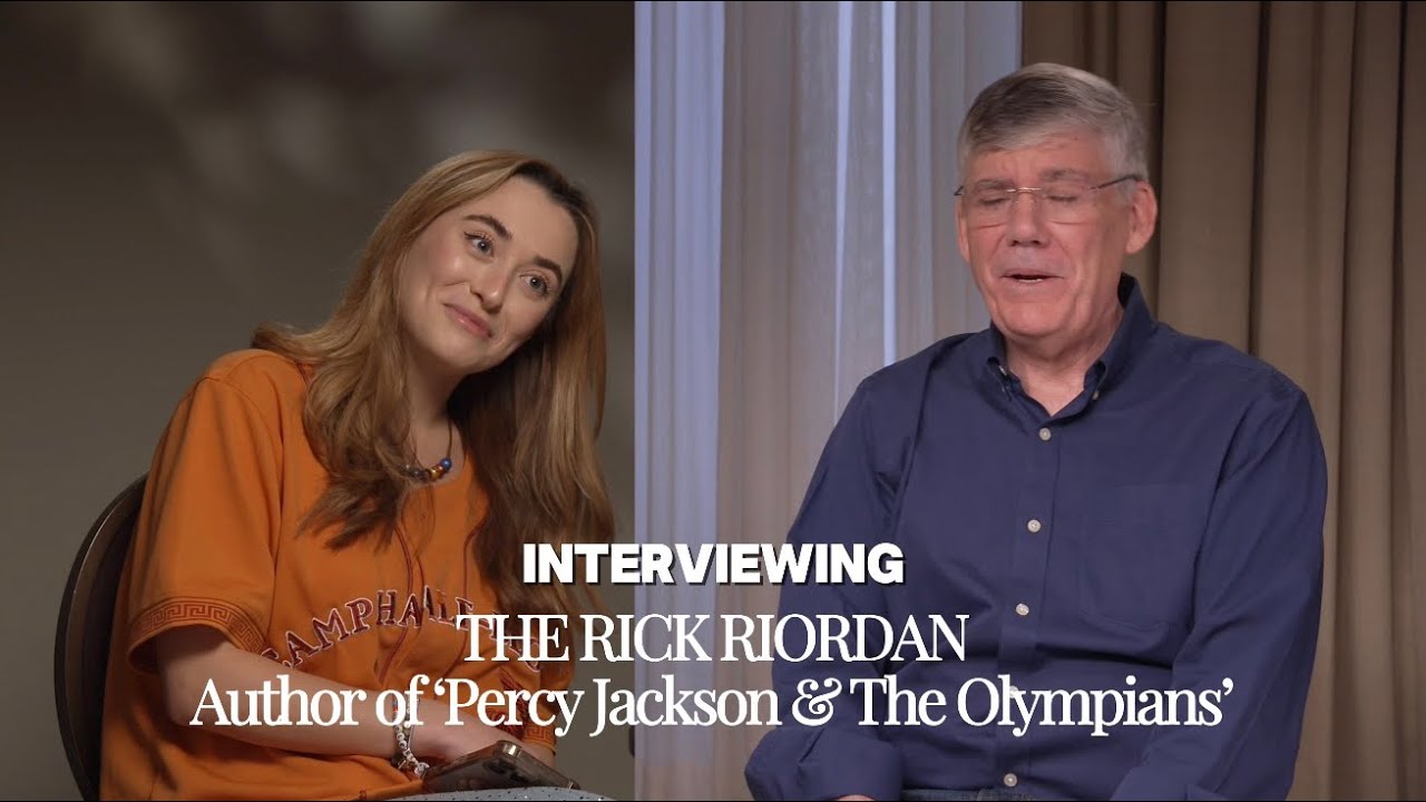 Rick Riordan talks Heroes of Olympus and is the SWEETEST HUMAN | Percy Jackson S2 x Alicespixels