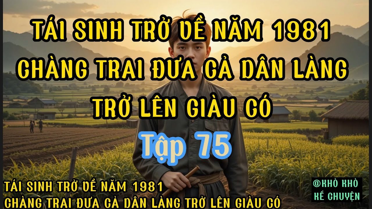 TRUYỆN AUDIO - TÁI SINH TRỞ VỀ NĂM 1981 CHÀNG TRAI ĐƯA CẢ DÂN LÀNG TRỞ LÊN GIÀU CÓ |TẬP 75