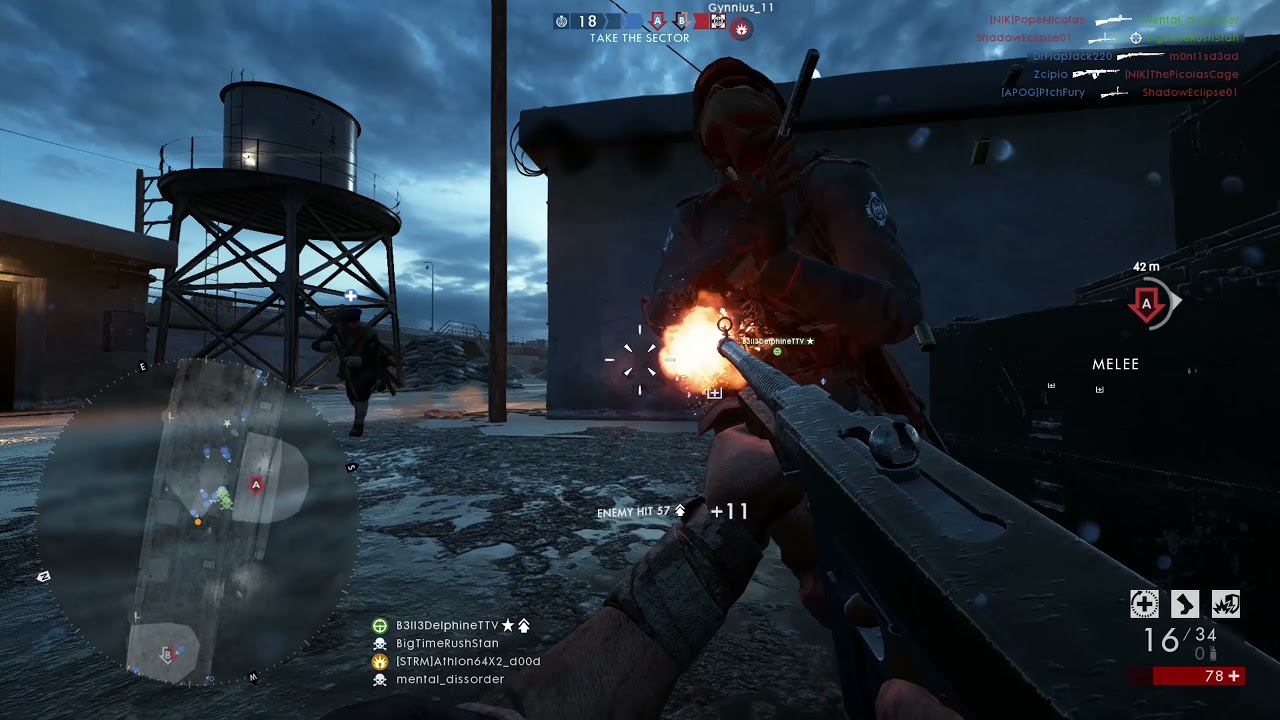 Battlefield 1 [PC] - 59/17 M1919 SMG - SHOCK OPs - Zeebrugge