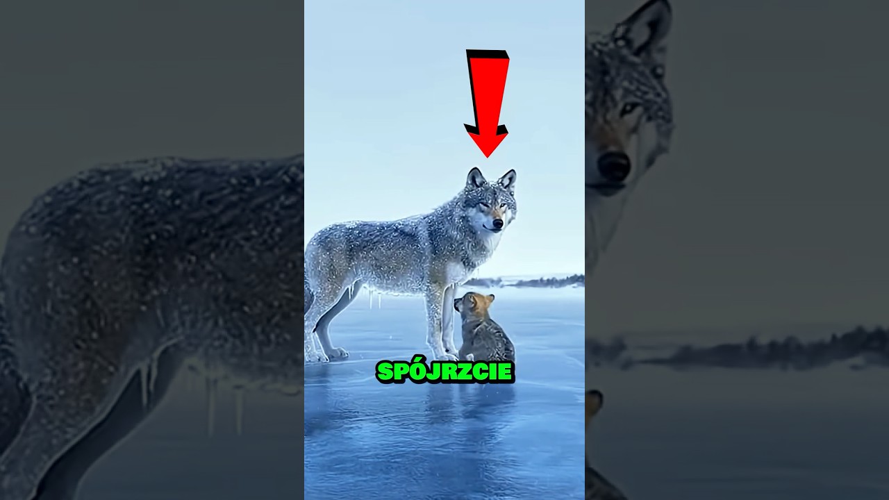 Ta wilczyca zamarzała&hellip; ❄️🐺 Ten facet zdążył w ostatniej chwili 😱