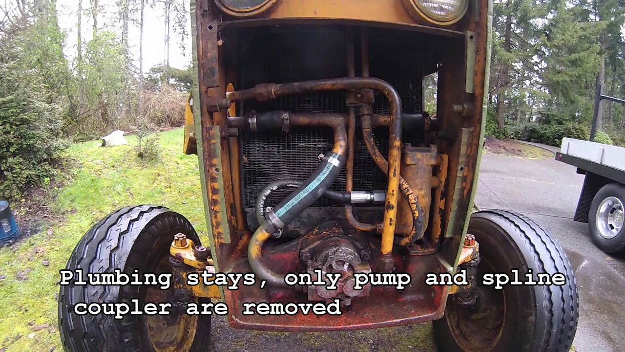 580CK Case backhoe fan belt replacement