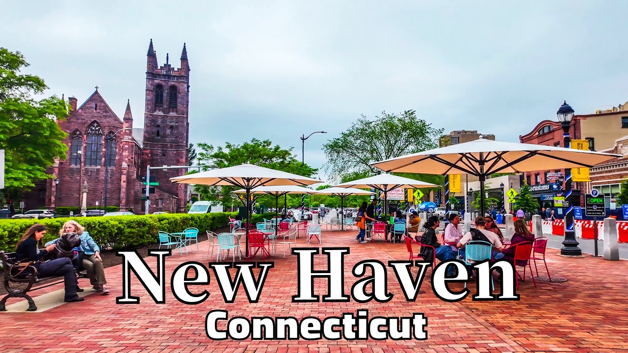 New Haven, Connecticut || America's Pizza Capital and The Home of Yale University - 4K Walking Tour