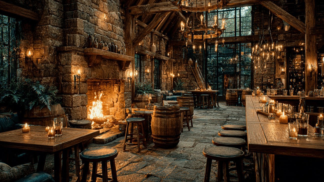 Celtic Medieval Tavern 🍺 Hearthside Music & Cozy Tavern Ambience