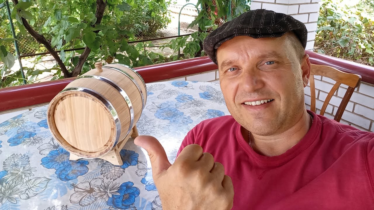 Как сделать вишневую бочку из старого бревна | От бревна до бочки | Бочка из дерева своими руками