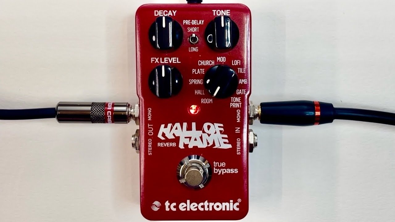 TC Electronic Hall of Fame Reverb, Demo the greatest Reverb Pedal Ever!