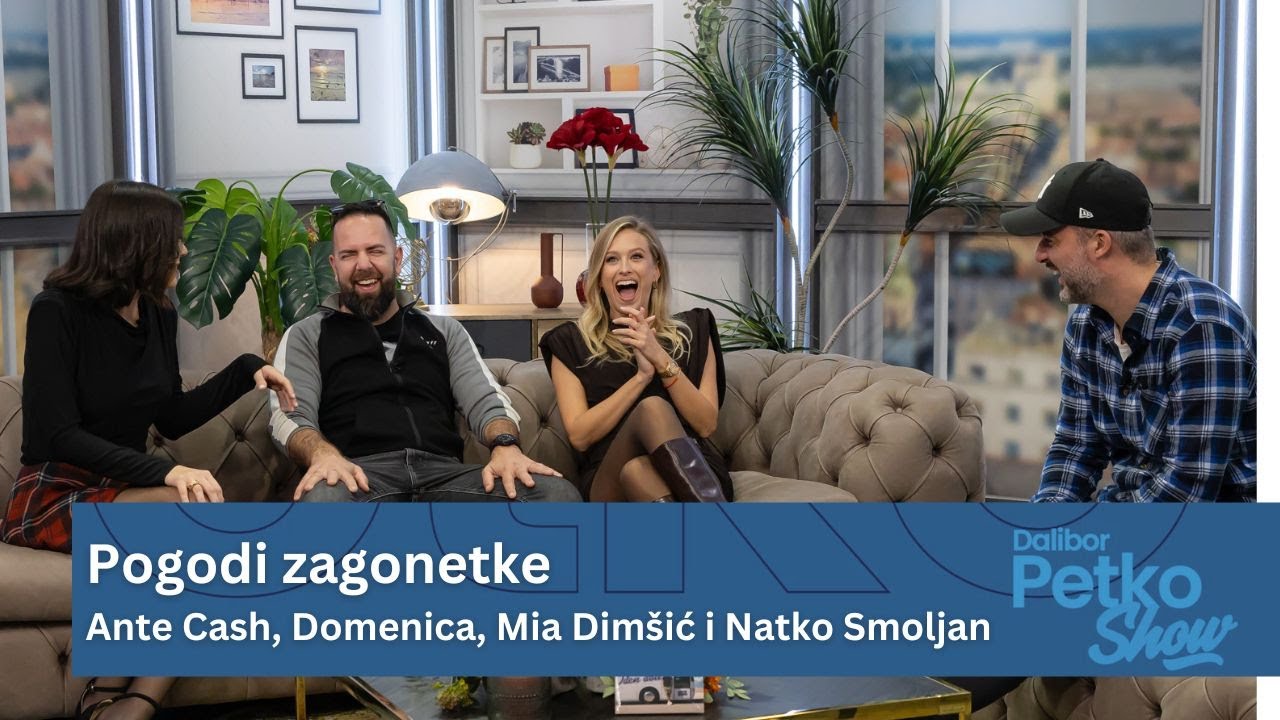 Pogodi zagonetke | Ante Cash & Domenica, Mia Dim&scaron;ić i Natko Smoljan | Dalibor Petko Show | CMC TV