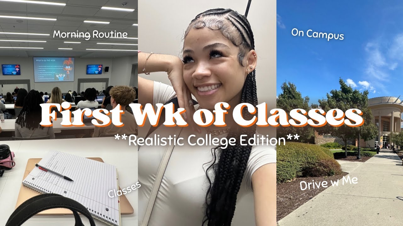 College Gworl ep. 001 ☆ | 1st Week Back in College!  (early classes, grwm, sleep schedule, & more!)
